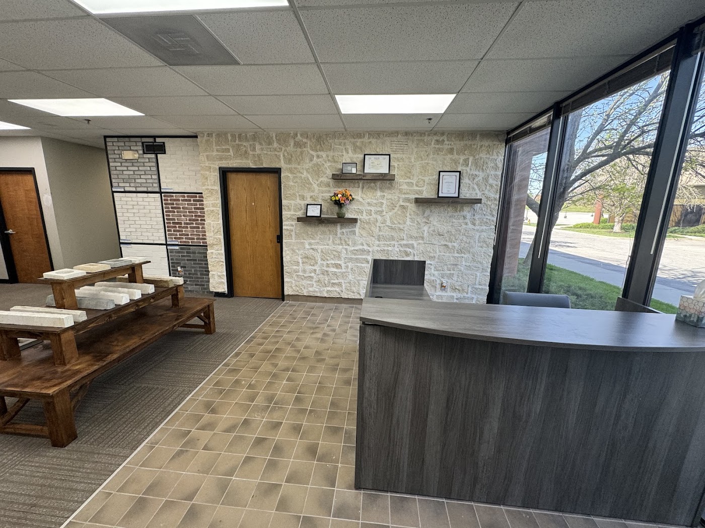Inside the CNR showroom in Lenexa